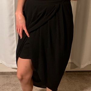 Oak and fort (loft 82) skirt with slip